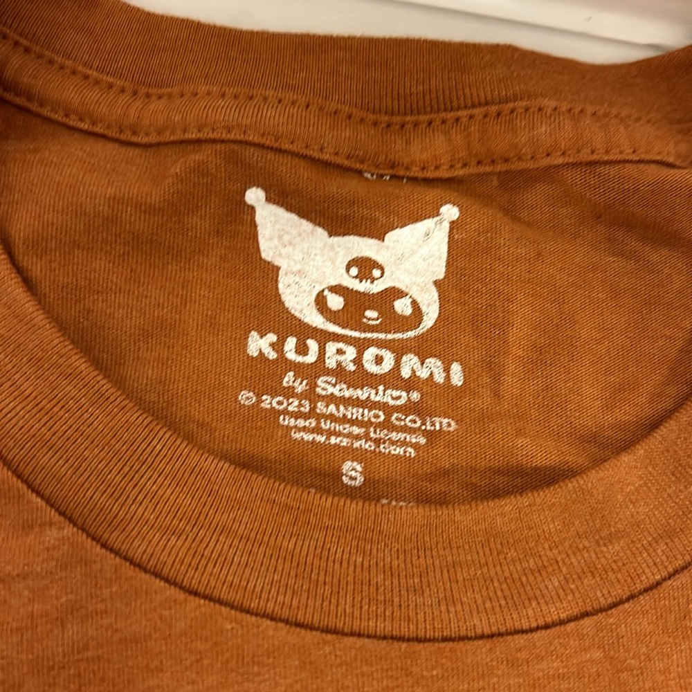 Kuromi by Sanrio small 100%cotton 17”armpit to armpit 28”shoulder to hemline NEW - Picture 2 of 6